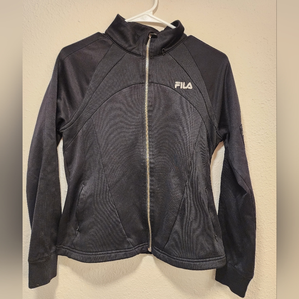 Fila Women's Black Bomber Jacket